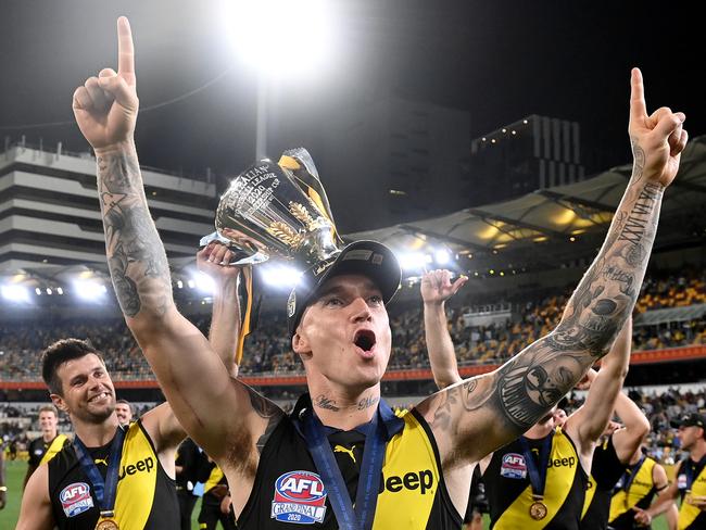 Dustin Martin has poured much of his massive paycheck into property. Picture: Getty