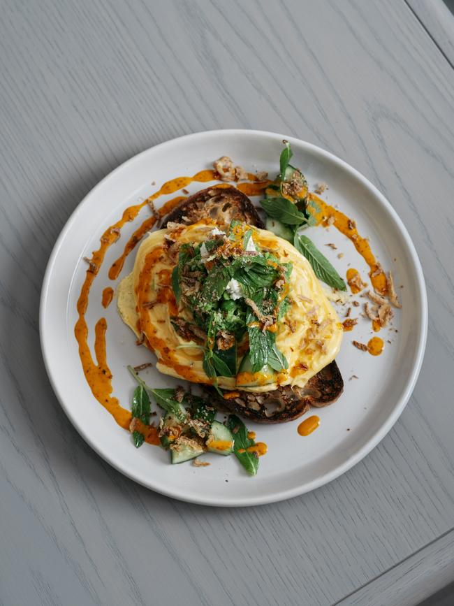 Truffled chilli scrambled eggs from Blackwood Bondi