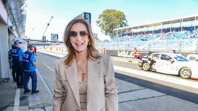 Rachel Griffiths in pit lane at the VALO Adelaide 500. Picture: Brenton Edwards