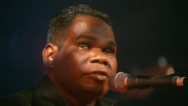 John took dozens of copies of Gurrumul’s debut album with him to share with influential industry executives in Europe. Picture: AFP