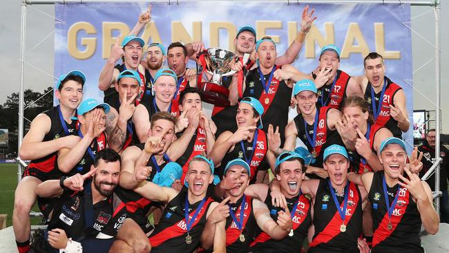 Football. Tasmanian State League grand final 2019. Lauderdale V North Launceston. Launceston North winners team picture. Picture: NIKKI DAVIS-JONES