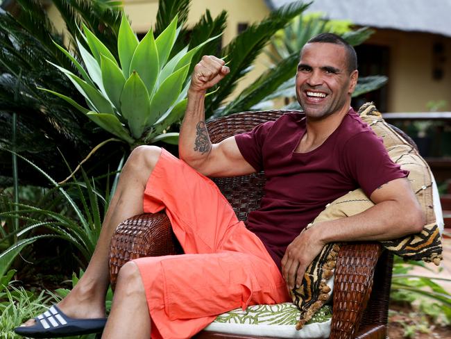 Mundine has made a series of controversial comments on I'm A Celebrity ... Get Me Out Of Here! Picture: Nigel Wright