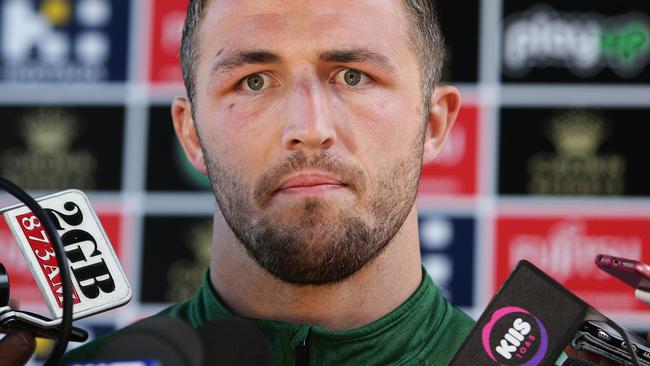 South Sydney Rabbitohs former star player Sam Burgess. Picture: Brett Costello
