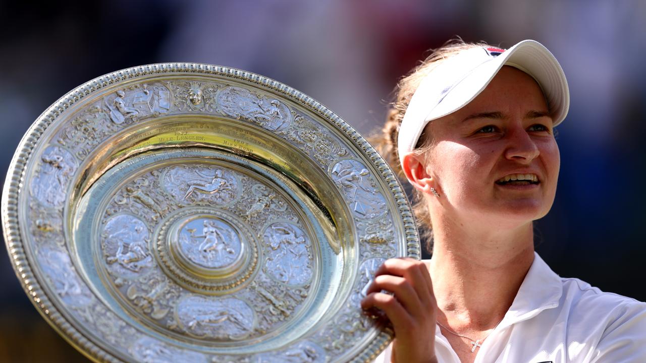 Krejcikova has followed in her footsteps. Photo by Clive Brunskill/Getty Images