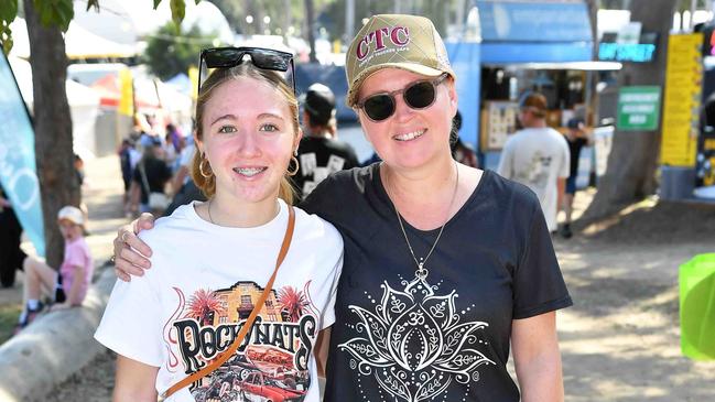 Shakia and Darlene Otto at the Gympie Muster. Picture: Patrick Woods.