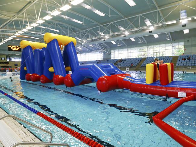 The school holiday Splash Program at The Doone Kennedy Hobart Aquatic Centre, Hobart. Picture: MATT THOMPSON