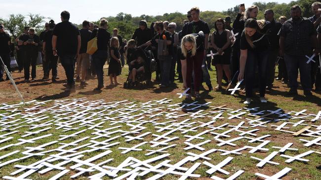 White farmers say they are being targeted in politically motivated attacks. Picture: AP