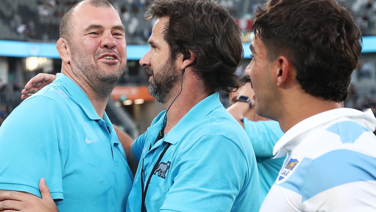 Michael Cheika played a crucial role in the win. (Photo by Cameron Spencer/Getty Images)