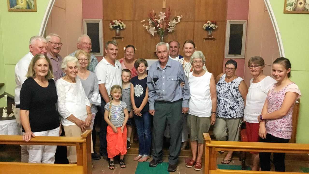 Sacred Heart congregation at Yuleba Christmas mass. Picture: David Bowden