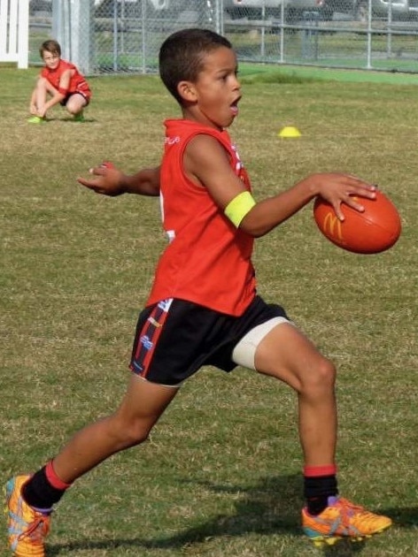 Leo Lombard as a Burleigh Bombers junior.