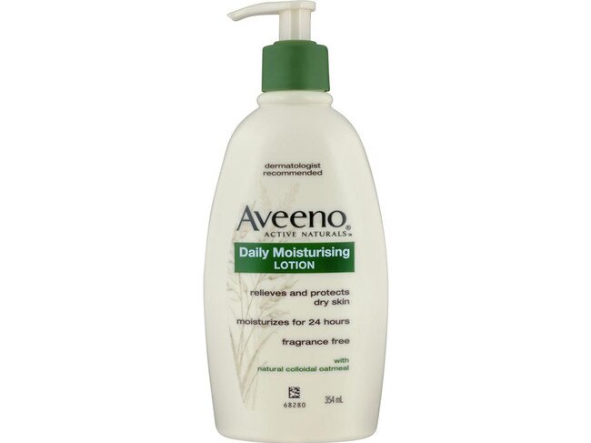 Aveeno Daily Moisturising Body Lotion is hydrating and isn’t sticky.