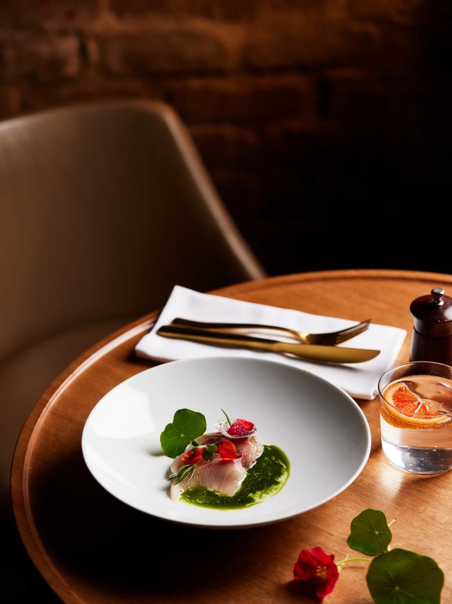 Aged hiramasa Kingfish.