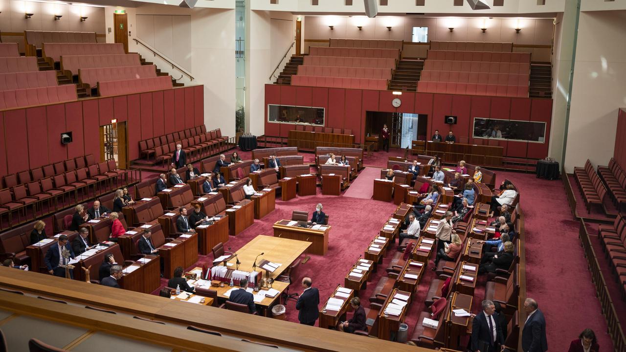 The Bill is held up in the Senate. Picture: NewsWire / Martin Ollman