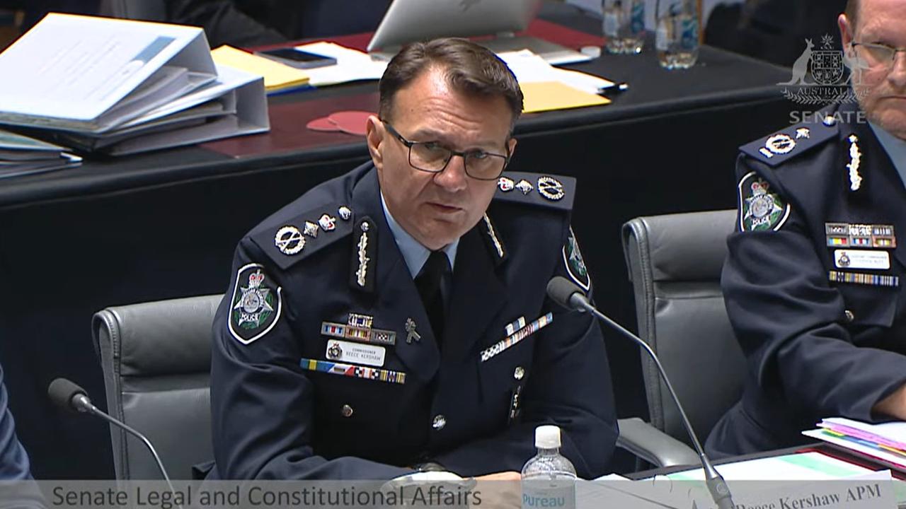 AFP commissioner Reece Kershaw has again refused to detail when the Prime Minister was briefed. Picture: Supplied