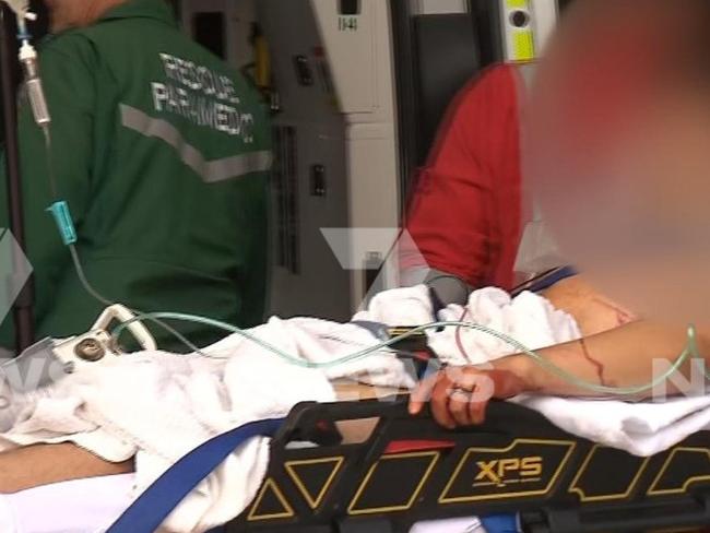 A teenager has been stabbed during a wild brawl in front of stunned customers at Elizabeth Shopping Centre, 23 October, 2024. Picture: 7 NEWS