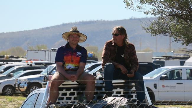 Thousands have turned up to watch the prologue for the 2024 Tatts Finke Desert Race. Picture: Gera Kazakov