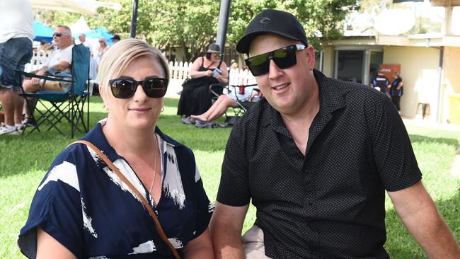 Rennai and Dean Harris at Moama Bowling Club Echuca Cup. Picture: David Smith
