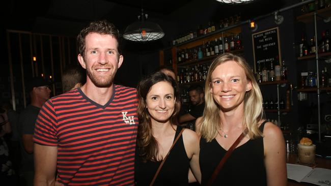 THREE WOLVES: Bryan Harden, Sarah Cranney and Adelaide Charlton