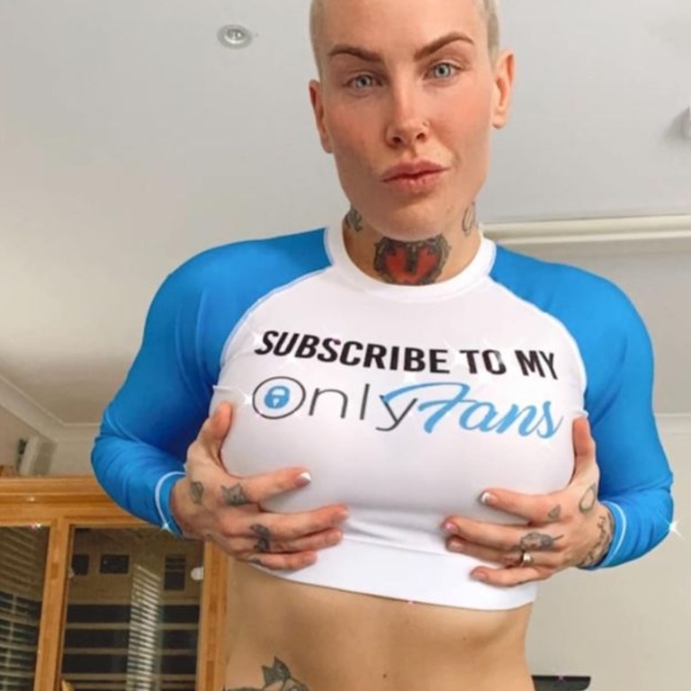 Australian UFC star and OnlyFans content creator Bec Rawlings. Picture: Instagram