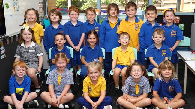 Clifton Springs Primary School Prep Z front Jaxx Convery, Olive Hatswell, Estelle Cunningham, Madelyn Illingworth and Marli Jackson. Middle Sydney Phillips, Callum Rouse, Charli Burke, Reeve Paddon and Ted Swinton. Back Row Eleanor Carroll, Ted Wos, Jagger Hawking, Asher Greeney, Eve Raco, Noah Edwards, Nemanja Mijatovic and Lola Gebhardt. Picture: Alison Wynd