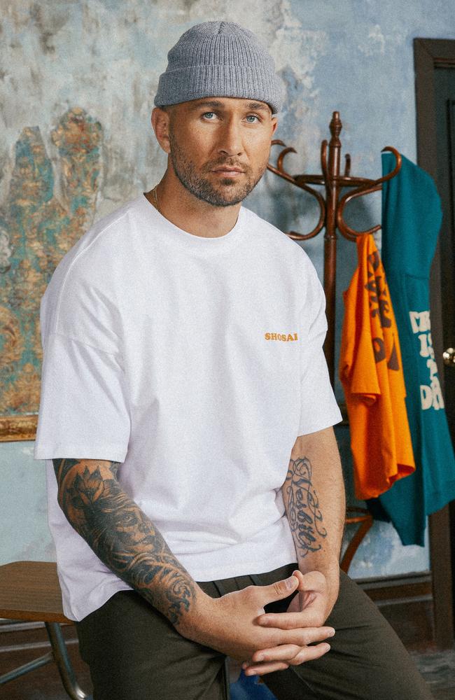 Quade Cooper models a Shosai design.