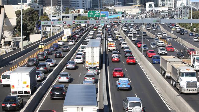 Transurban will reap a $37bn in extra tolls over the next 25 years. Picture: David Caird