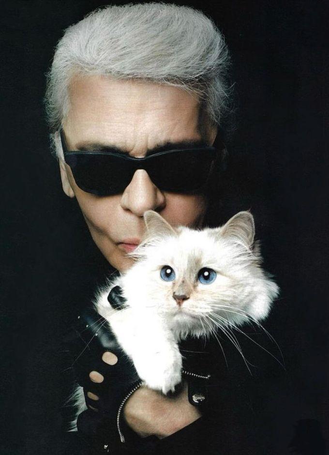 Karl Lagerfeld Talks Diet, Chanel Designs, and Cat Choupette