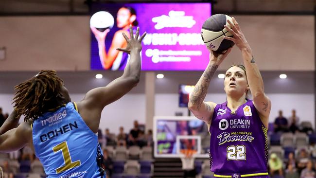 Cayla George has maintained her outstanding form for the Boomers. (Photo by Kelly Defina/Getty Images)