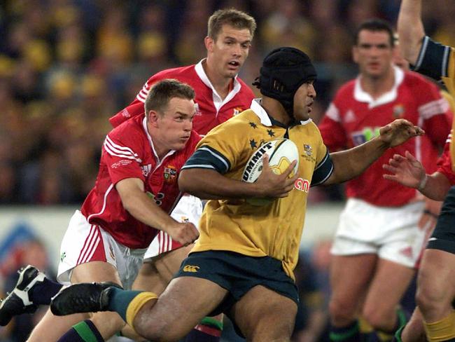 Toutai Kefu in his Wallabies playing days. Picture: Phil Hillyard
