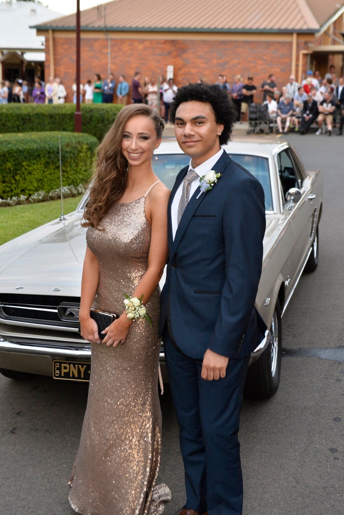 Evie Ford and Camillo Ghel at Concordia formal at Redlands campus, Thursday, November 16, 2017. Picture: Kevin Farmer