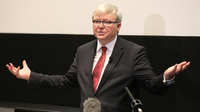 Former PM Kevin Rudd delivers the 2015 Annual ANU Reconciliation Address in Canberra tonight.