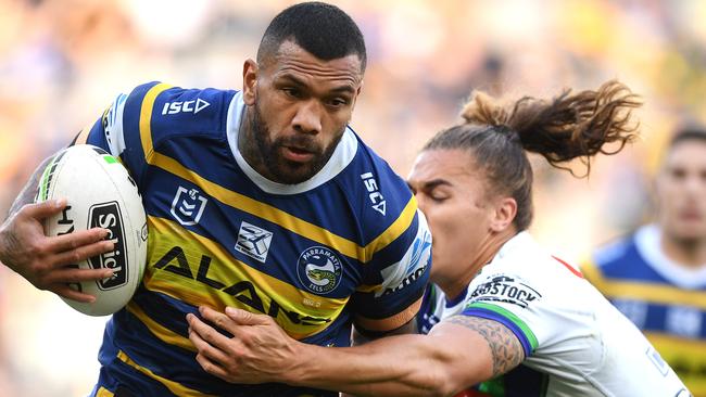 It’s been a long journey for the Eels enforcer. Photo: AAP Image/Dan Himbrechts