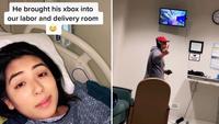 Dad takes Xbox to hospital when partner gives birth
