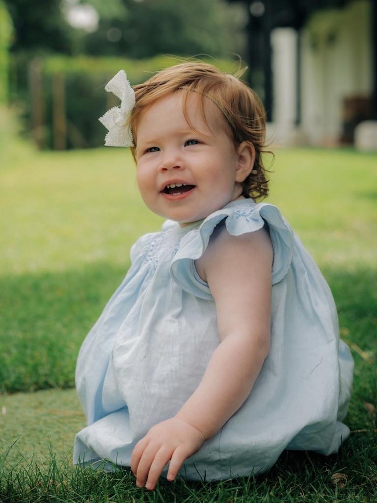 Glimpses of Lilibet (pictured here on her first birthday) have been few and far between. Picture: Misan Harriman