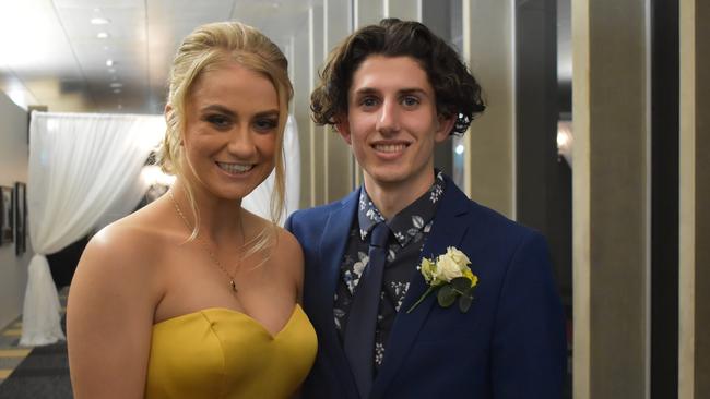 Brianna Baker and Harry Grech at the Whitsunday Anglican School formal at the MECC on Saturday September 19. Picture: Zizi Averill