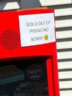 Signs showed it was sold out. Picture: Instagram