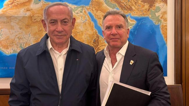 Witkoff with Israeli Prime Minister Benjamin Netanyahu in Jerusalem.