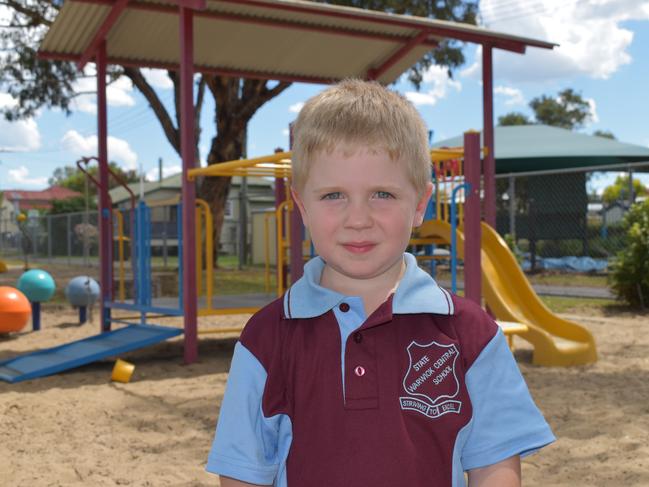 Warwick Central State School prep students are ready to embark on their schooling lives (Photo: Warwick Daily News)