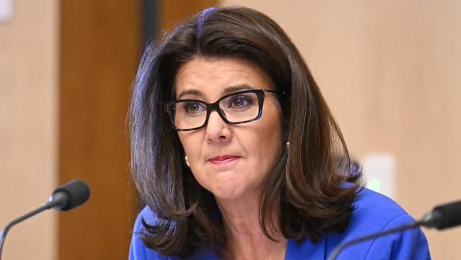 Senator Jane Hume eyed further cuts to curb the growth of the NDIS. Picture: NewsWire/ Martin Ollman