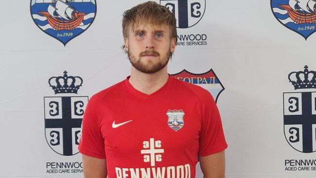 Cooper Nunn has returned to SA after playing for Monroe College in the US and will pull on the boots for FK Beogard. Picture: Supplied, FK Beogard