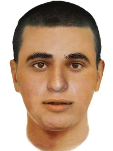 The man is believed to be southern European in appearance and aged in his mid-30s.