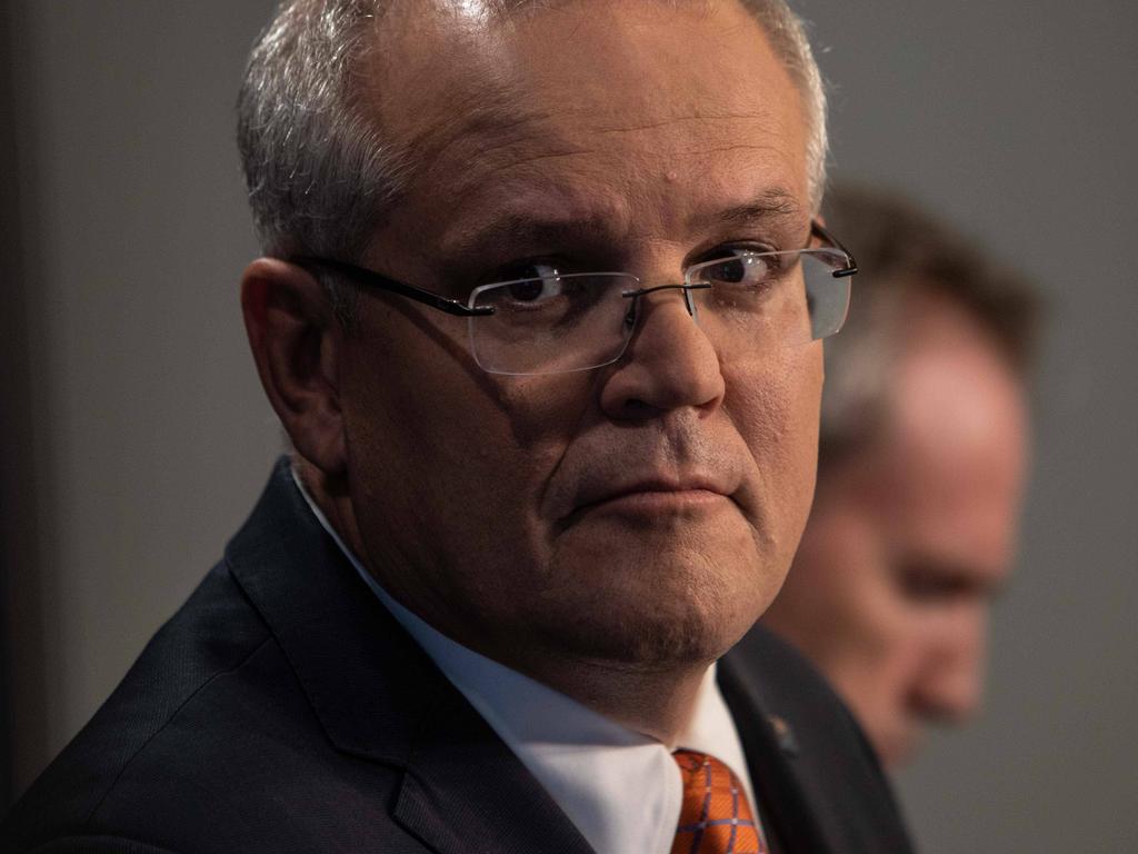 Scott Morrison said claims he suggested the Liberals should capitalise on anti-Muslim sentiment in the community were ‘utterly offensive’. Picture: AP Image/Andrew Taylor 