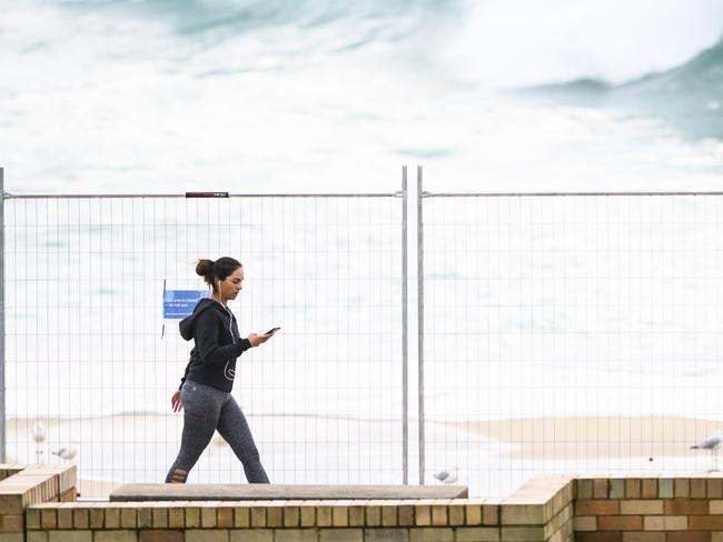 People at Eastern Beaches during Social Distancing due to the coronavirus crisis. Picture's Darren Leigh Roberts