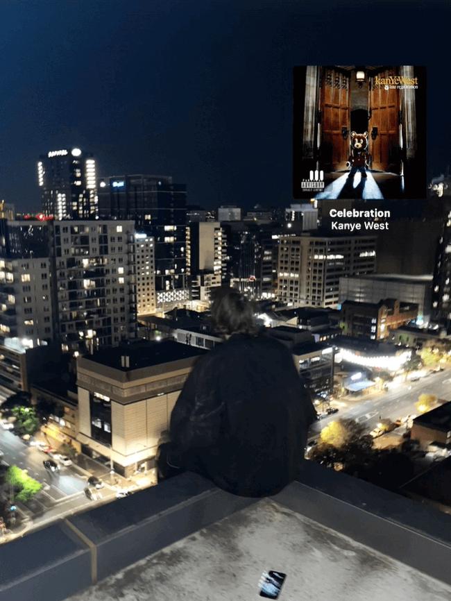 Pictures of young men at the Central Adelaide Apartments rooftop were uploaded to Instagram.