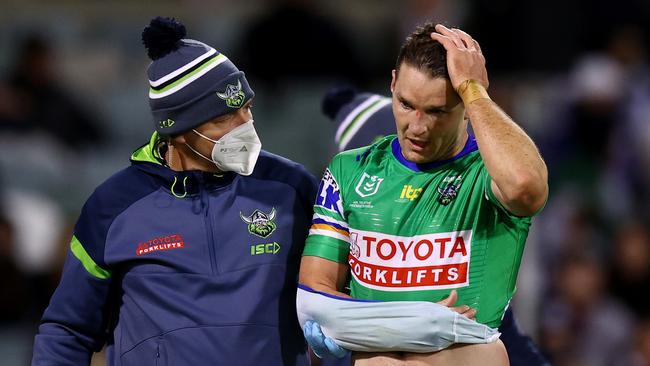 Jarrod Croker will miss the rest of the NRL season. Picture: Mark Nolan/Getty Images