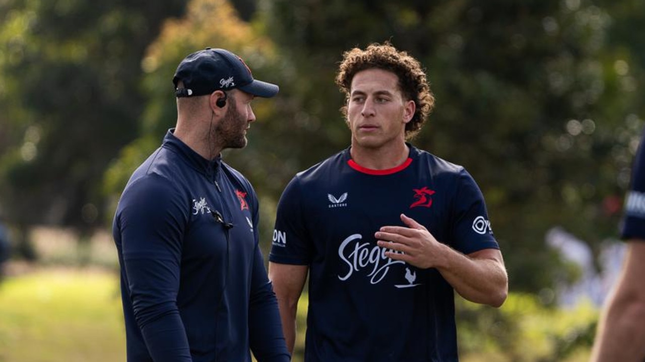 Wallabies convert Mark Nawaqanitawase has started training with the Roosters. Picture: Supplied.