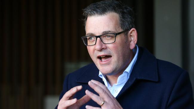 Premier Daniel Andrews is set to pocket close to $500,000 a year. Picture: Brendan Beckett