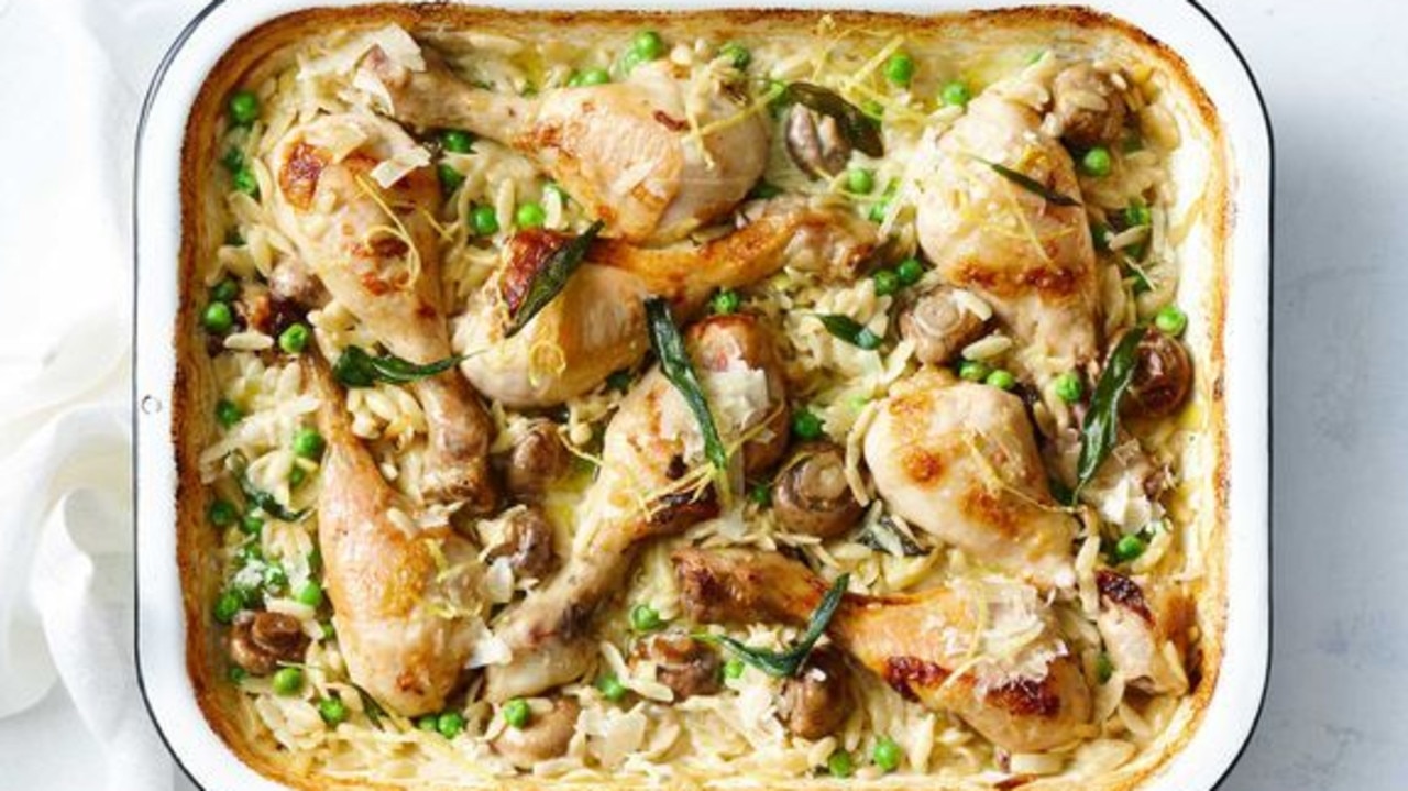 Try this chicken and risoni bake. Picture: Supplied