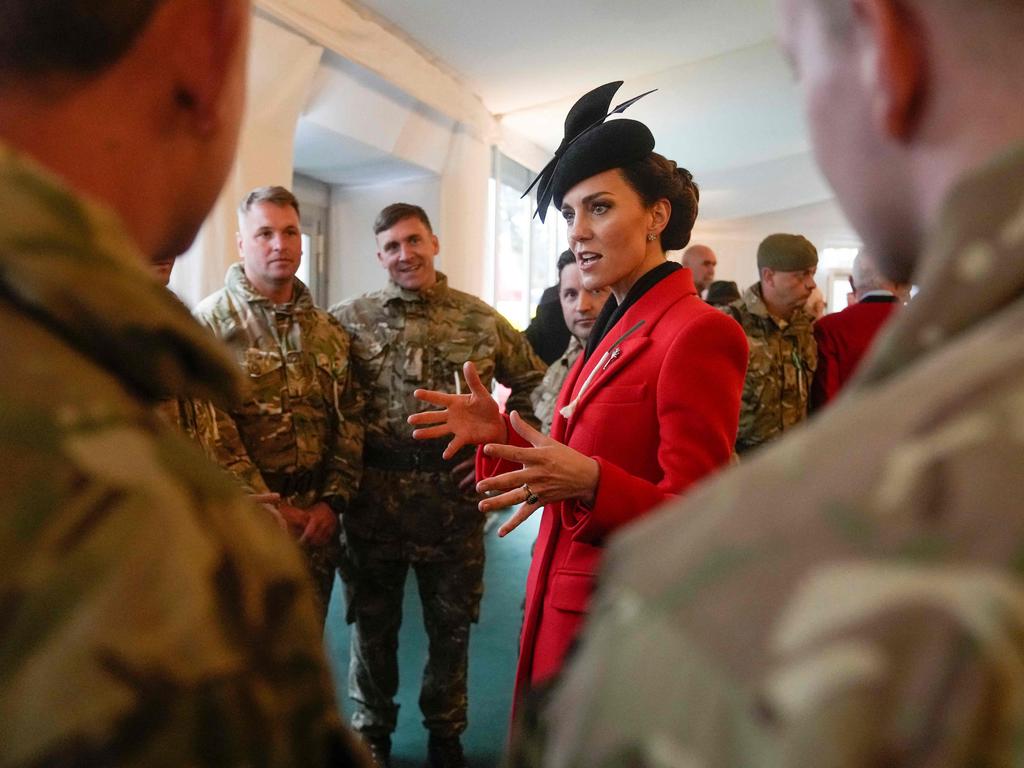 Princess Catherine was a popular visitor. Picture: AFP