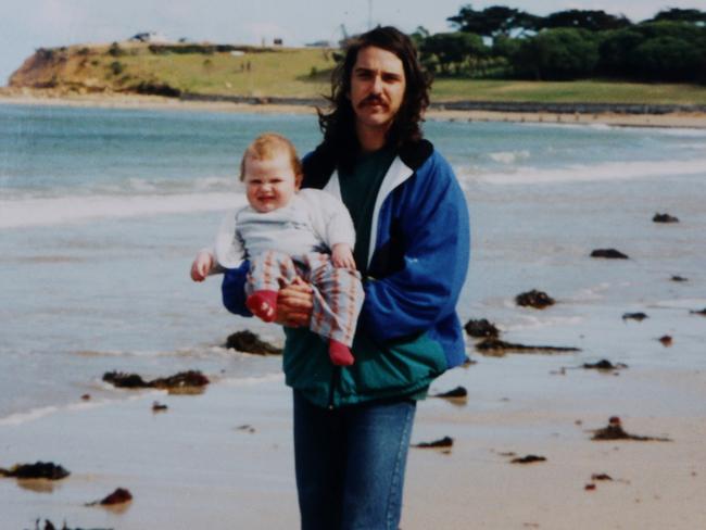 Aztec Major with his dad, Duncan. Picture: David Geraghty/The Australian